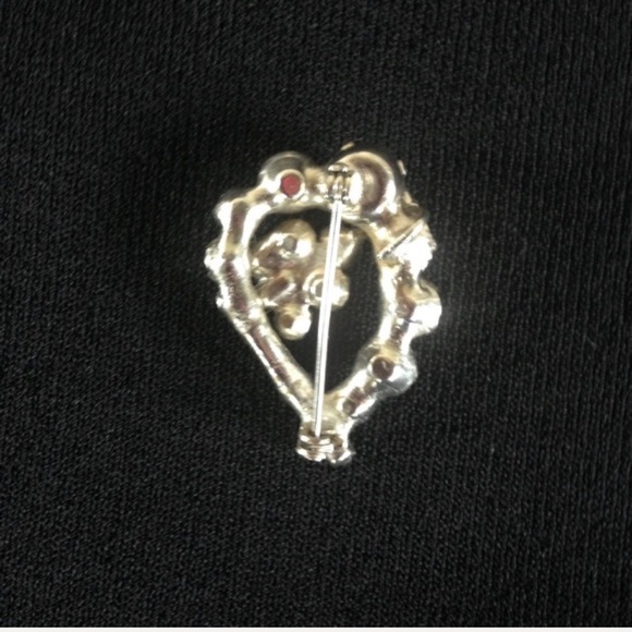 Vintage Rhinestone Diamond Pin Brooch - Picture 4 of 8